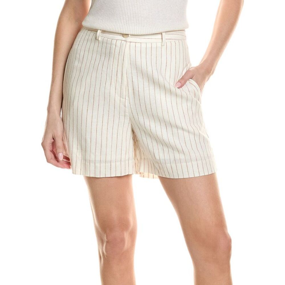 Tyler Böe Womens  Lizzie Linen-Blend Short, Brown